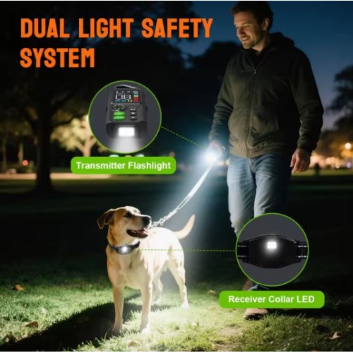 Addestratore Remoto per Cani T810   Collare Educativo Impermeabile con Portata 500m